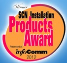 Награда «2012 Systems Contractor News InfoComm Installation Product Awards»